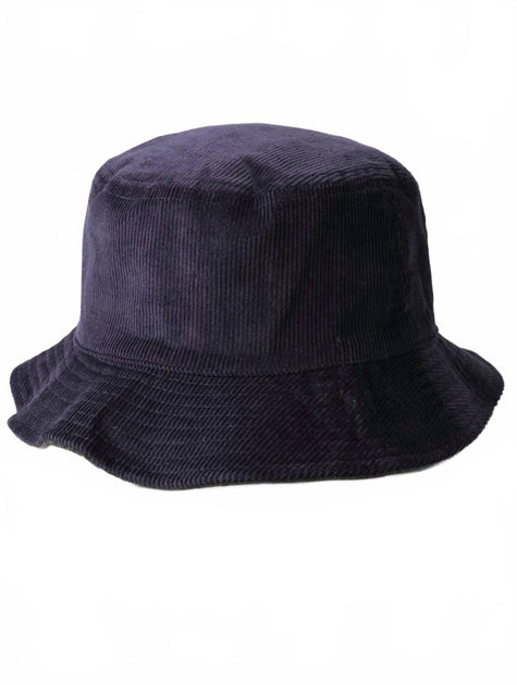 Newhattan Women's Corduroy Bucket Hat Blue One Size 3