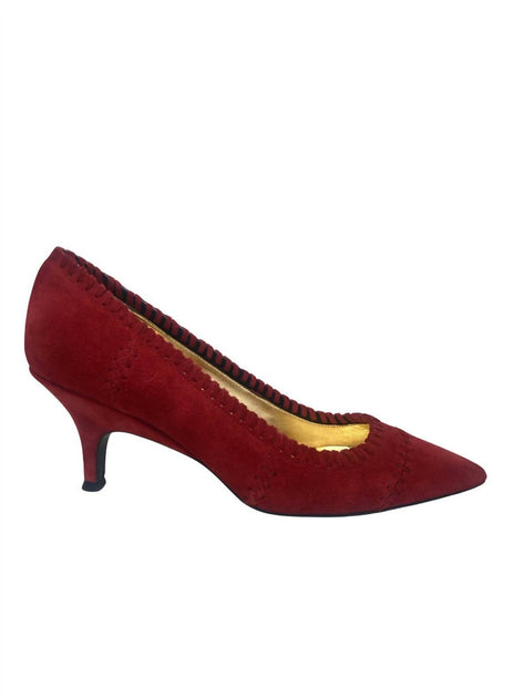 Suzanne Rae Alcott Pump Heels Red EU 36 2