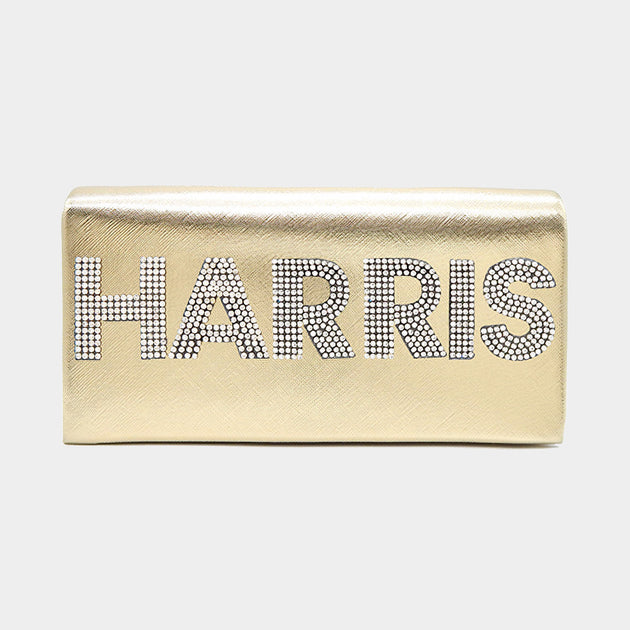 FASHNZFAB HARRIS Clutch Bag Gold One Size 3