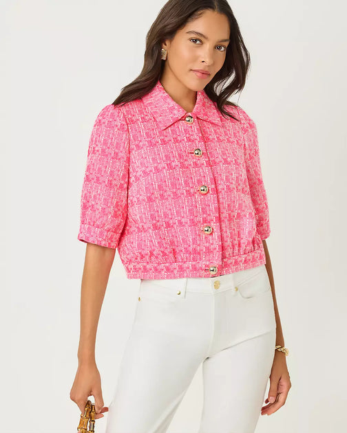 Lilly Pulitzer Marciana Boucle Jacket Multi US 16 2