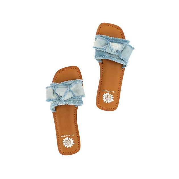 Yellow Box Daralie Sandal Blue US 9 4
