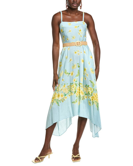 Maison Tara Sabra Midi Dress Multi US 16 2