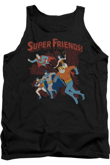 Gildan DC Comics Super Running Tank Top Black Small 2