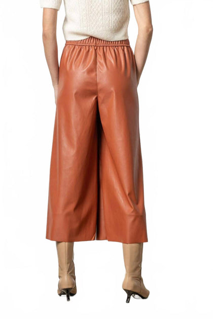 Lilla P Culotte Pant Brown Large 3
