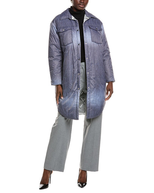Hugo Boss Papete Coat Blue US 6 2