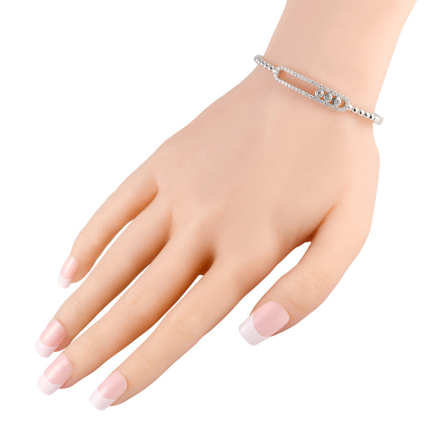 LB Exclusive ALB-15412 Diamond Bracelet White Gold Silver 3