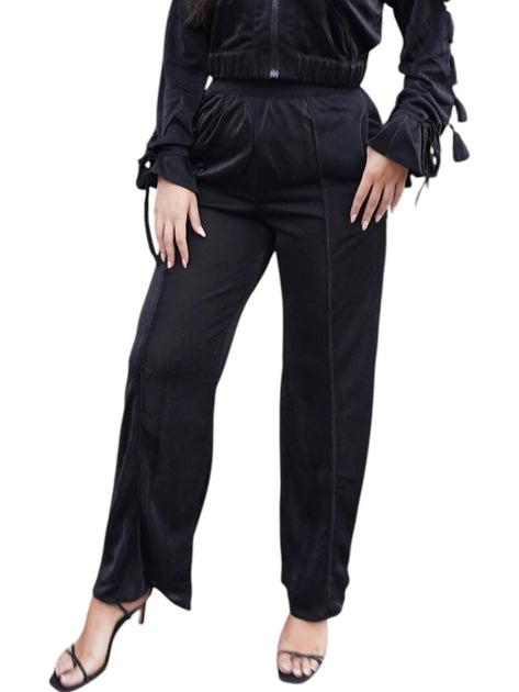 Koy & Victoria Vix Ankle Tie Pants Black Small/Medium 2
