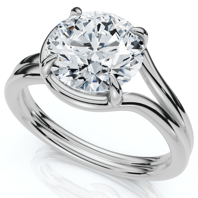 Pompeii3 Blaire Diamond Solitaire Engagement Ring Gold US 8 4