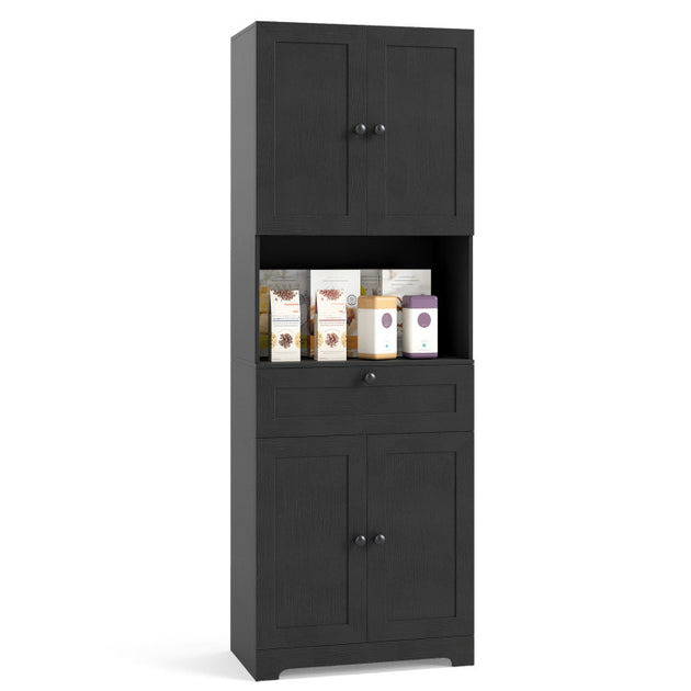 Hivvago Floor Storage Cabinet White 4