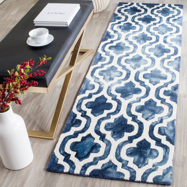 Safavieh Dip Dye DDY537 Area Rug Navy/Ivory 3