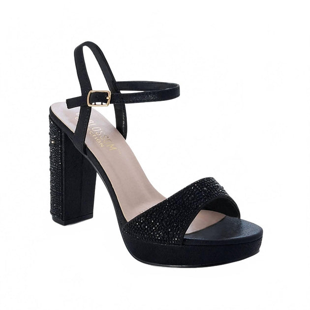 De Blossom Collection Peace Platform High Heel Black US 6.5 2