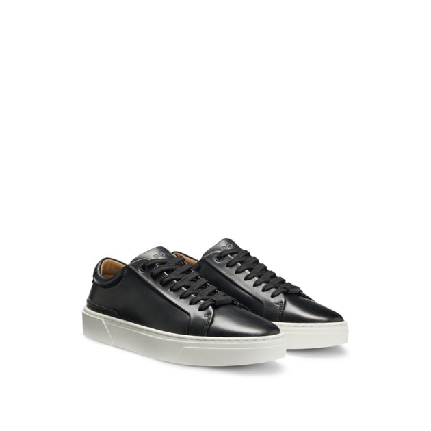 Boss Gary Leather Low-Top Trainers Black US 11 2