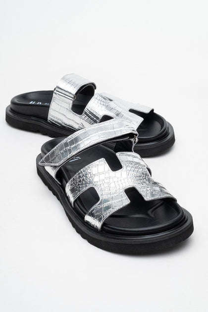 Forever & Always Loana Slide Sandal Multi US 9.5 3