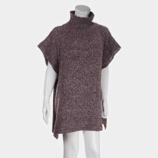 TRUEDAMES Turtleneck Sweater Grey One Size 2