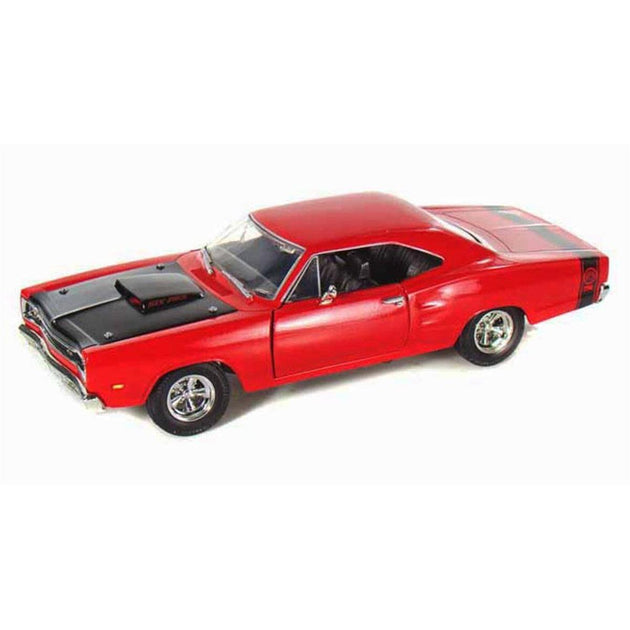 Motormax 1969 Dodge Coronet Super Bee Modellauto Rot 1/24 2