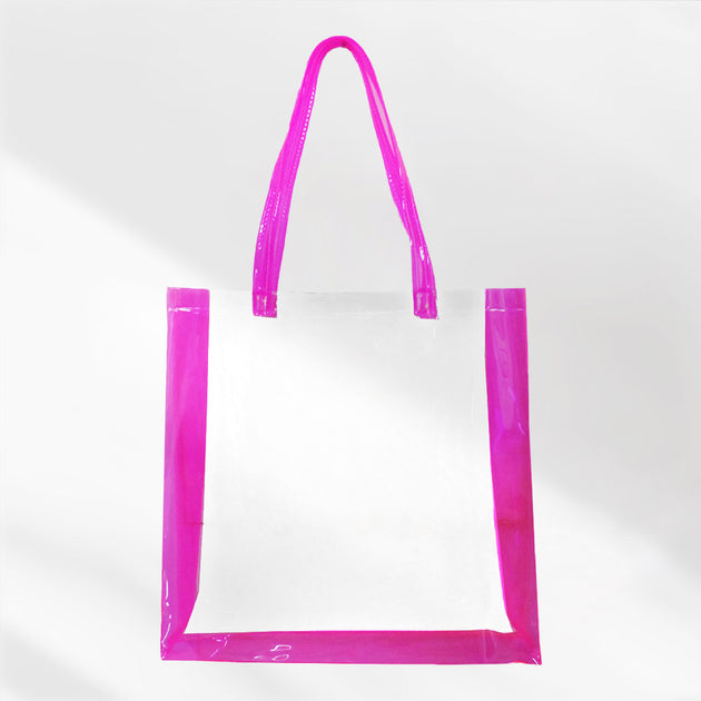FASHNZFAB Transparent Tote Bag White One Size 3