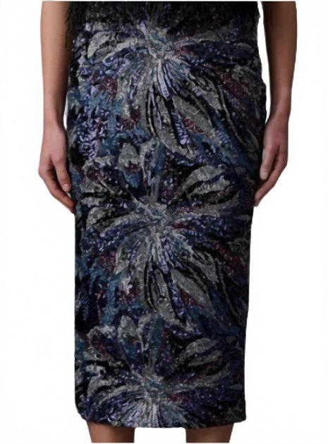 Le Superbe Floral Skirt Blue US 2 3