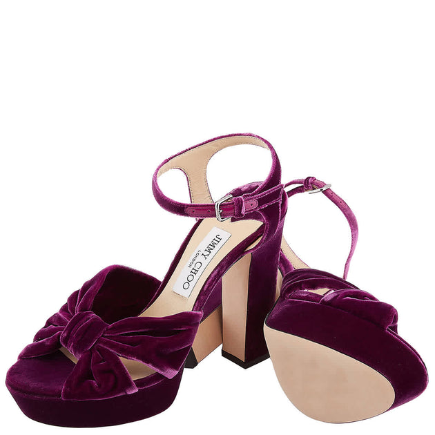 Jimmy Choo Heloise 120 Platform Sandal Red US 6 3