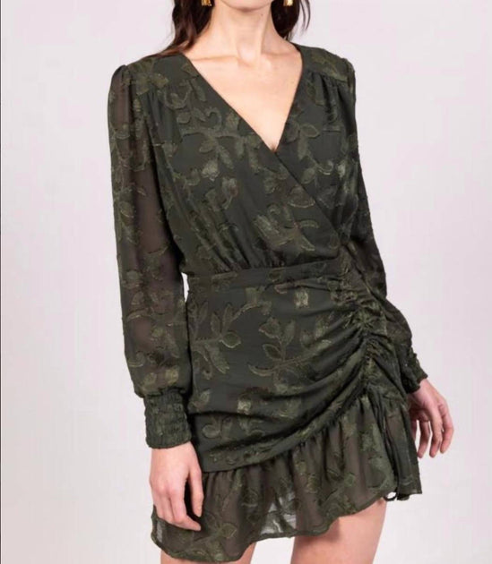 Allison New York Envy Robe Mini Verte Large 2