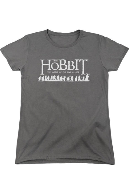 Gildan Hobbit Walking Logo T-Shirt Grey XL 2