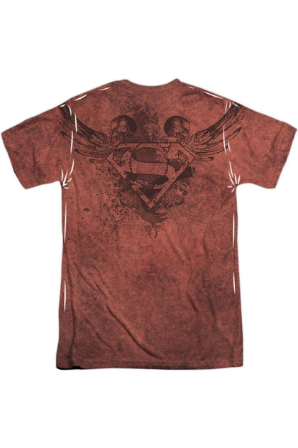 Gildan Superman Justice Upheld Crew Neck T-Shirt Pink Small 3