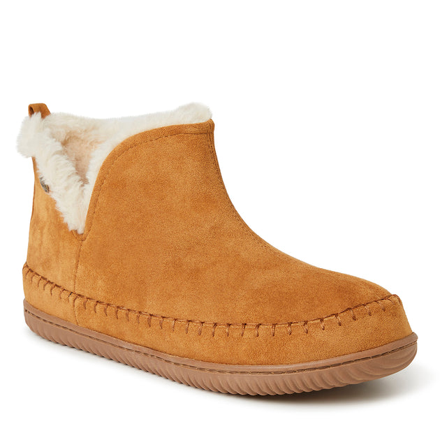 Dearfoams Brixen Bootie Slipper Brown 8 3