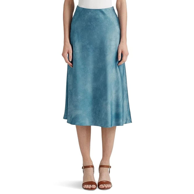 Lauren Ralph Lauren JZZ357 Skirt Blue US 10 2