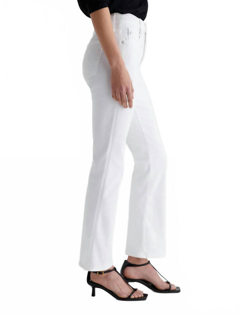 AG Jeans Farrah Boot Crop Pants White 26 4