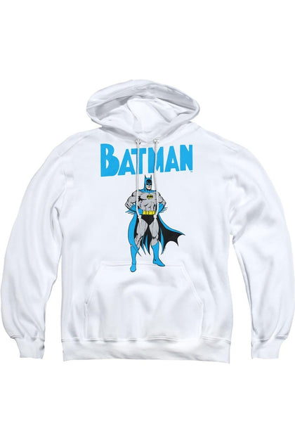 Gildan Batman Stance Sweat à Capuche Blanc Small 2