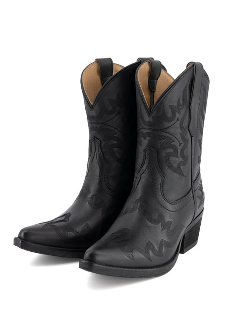Forastero Western Leather Boots Black US 10 4