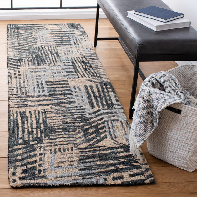Safavieh Rodeo Drive Teppich Schwarz/Elfenbein 3