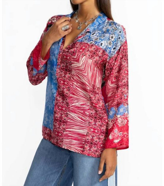 Johnny Was Slim Audrey Tunique Rose Large 3