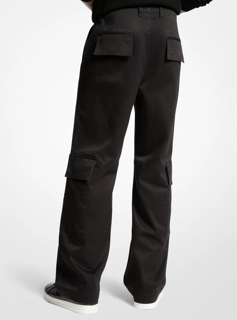 Michael Kors Stretch Cotton Cargo Pants Black 32x30 3