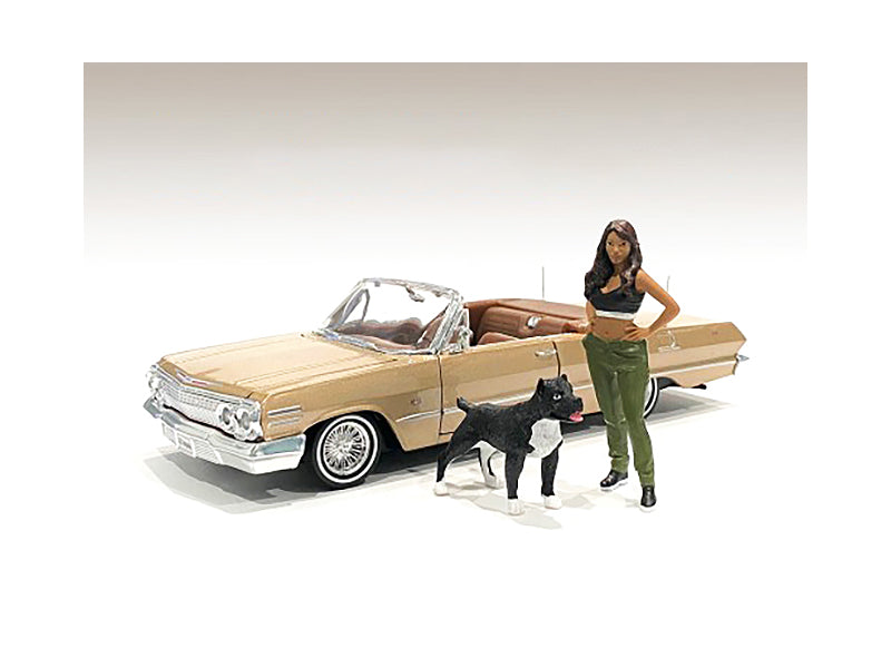 American Diorama Lowriderz Figurine IV and Dog 3