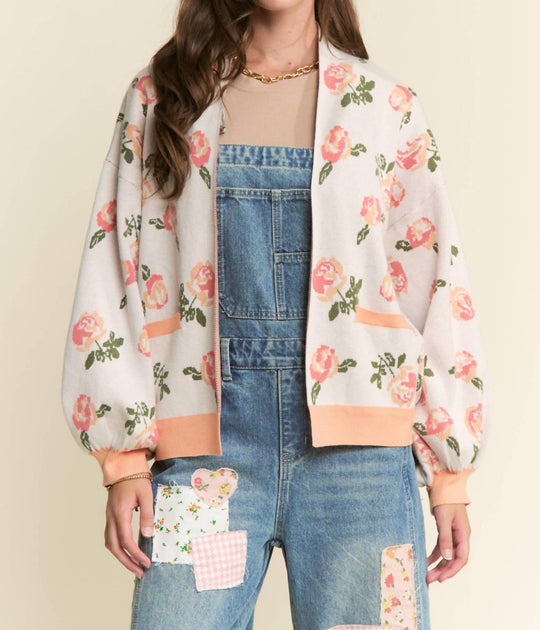 J.NNA Rosie Cardigan Beige Large 2