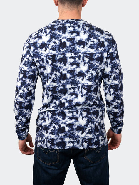 Maceoo Tee LS TieDye Blue Blue XLarge 3