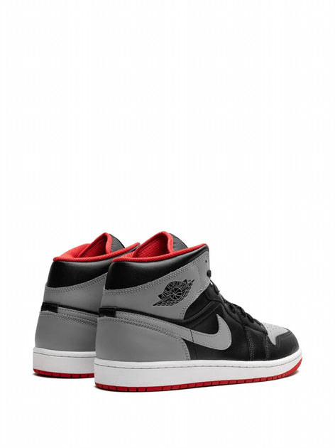Nike Air Jordan 1 Mid Bred Shadow Sneakers Grey US 13 4