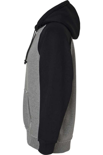 J. America Vintage Heather Hooded Sweatshirt Multi XX-Large 4