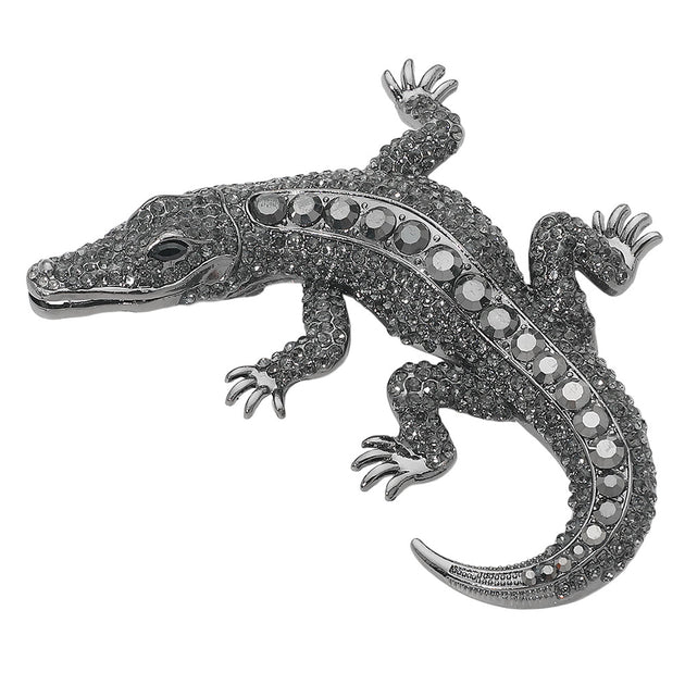 FASHNZFAB grüne Alligator Brosche 4