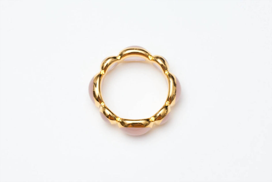 Avenue Chic Ovali Eternity Stacking Ring Pink US 6 4