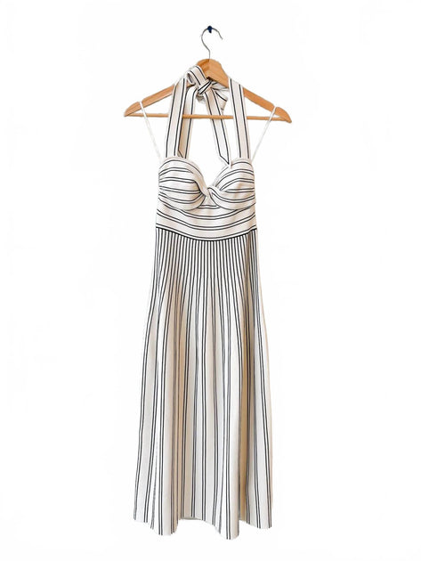 Zimmermann Daylight Twist Midi Dress Beige US 6 3