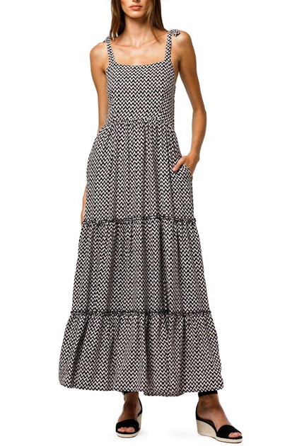Beachgold Alba Maxikleid Grau Medium 2