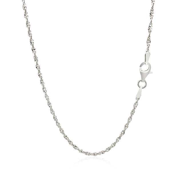 FASHNZFAB Singapore Chain Silver 1.80mm 3