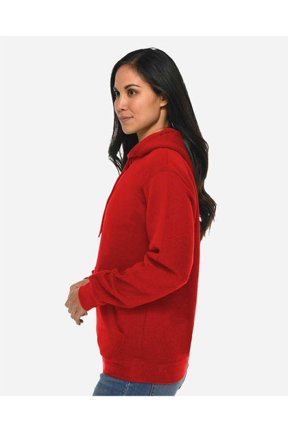 Lane Seven Pullover Hooded Sweatshirt Red XS 4