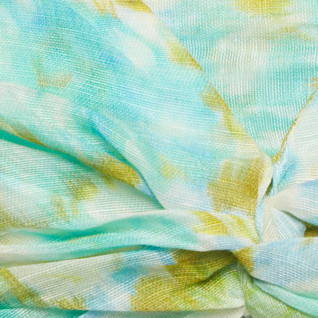 Zimmermann High-Tide Crop Top Vert/Bleu Medium 4