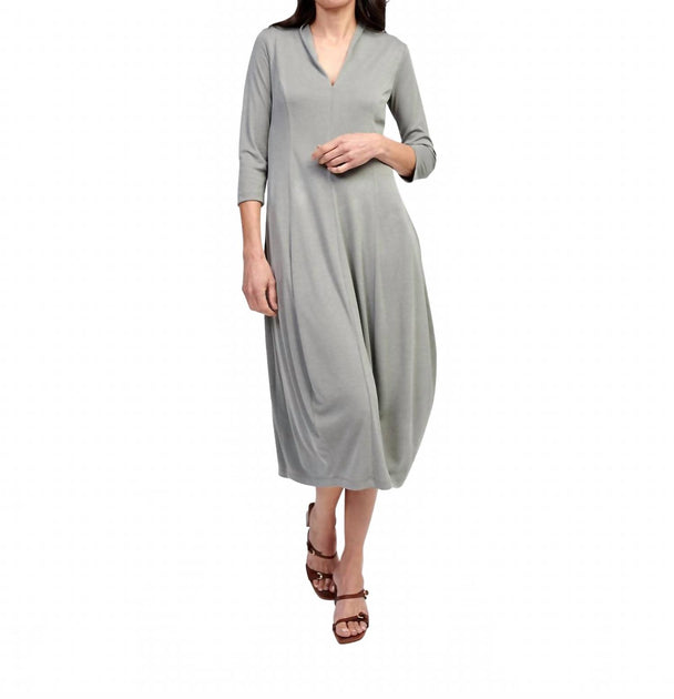 Alembika Essential Cocoon Dress Grey US 14 3