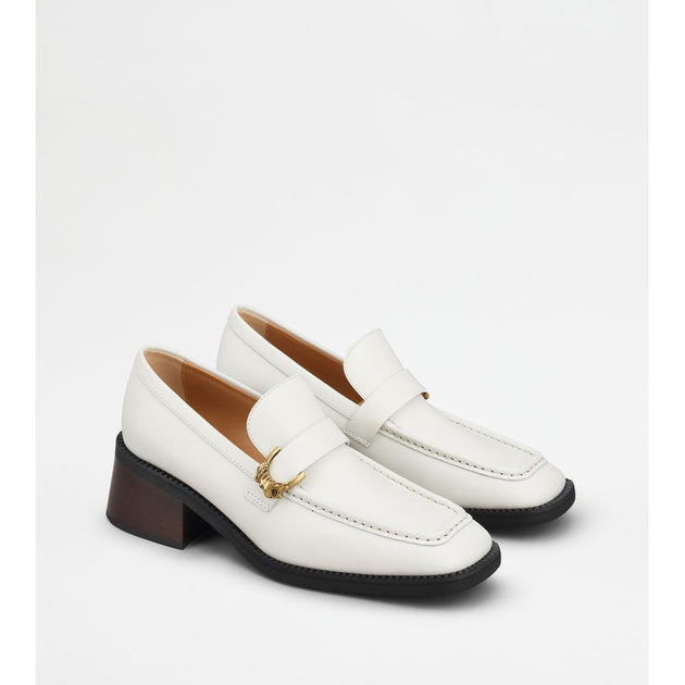 Tod's Heeled Loafers White EU 40 3