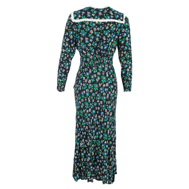 Robe Maxi Rixo Ada en Crêpe à Imprimé Floral 4