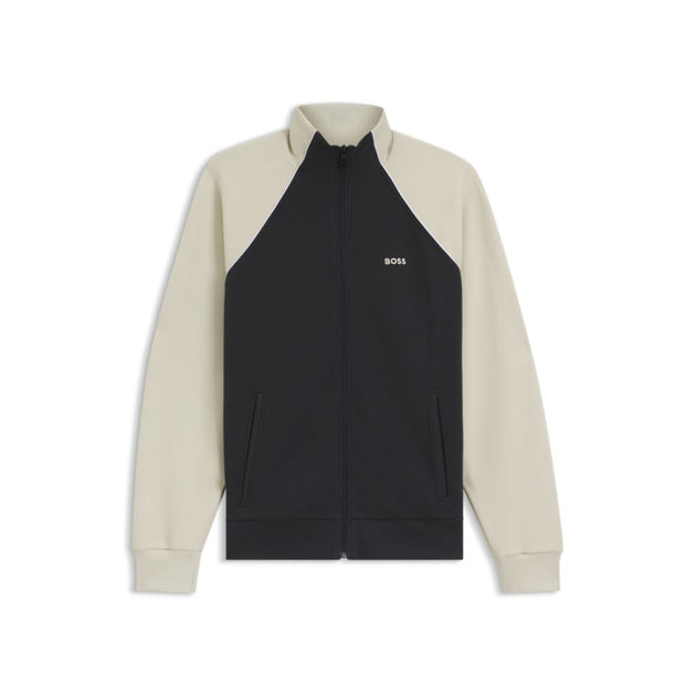 Boss Contrast-piping Sweatshirt Beige XLarge 2