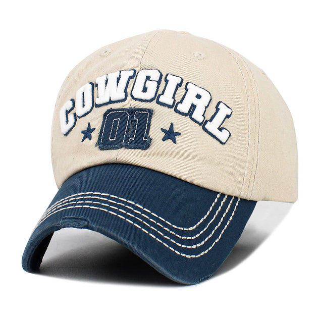 Fashnzfab Cowgirl 01 Baseball Cap Gold 4